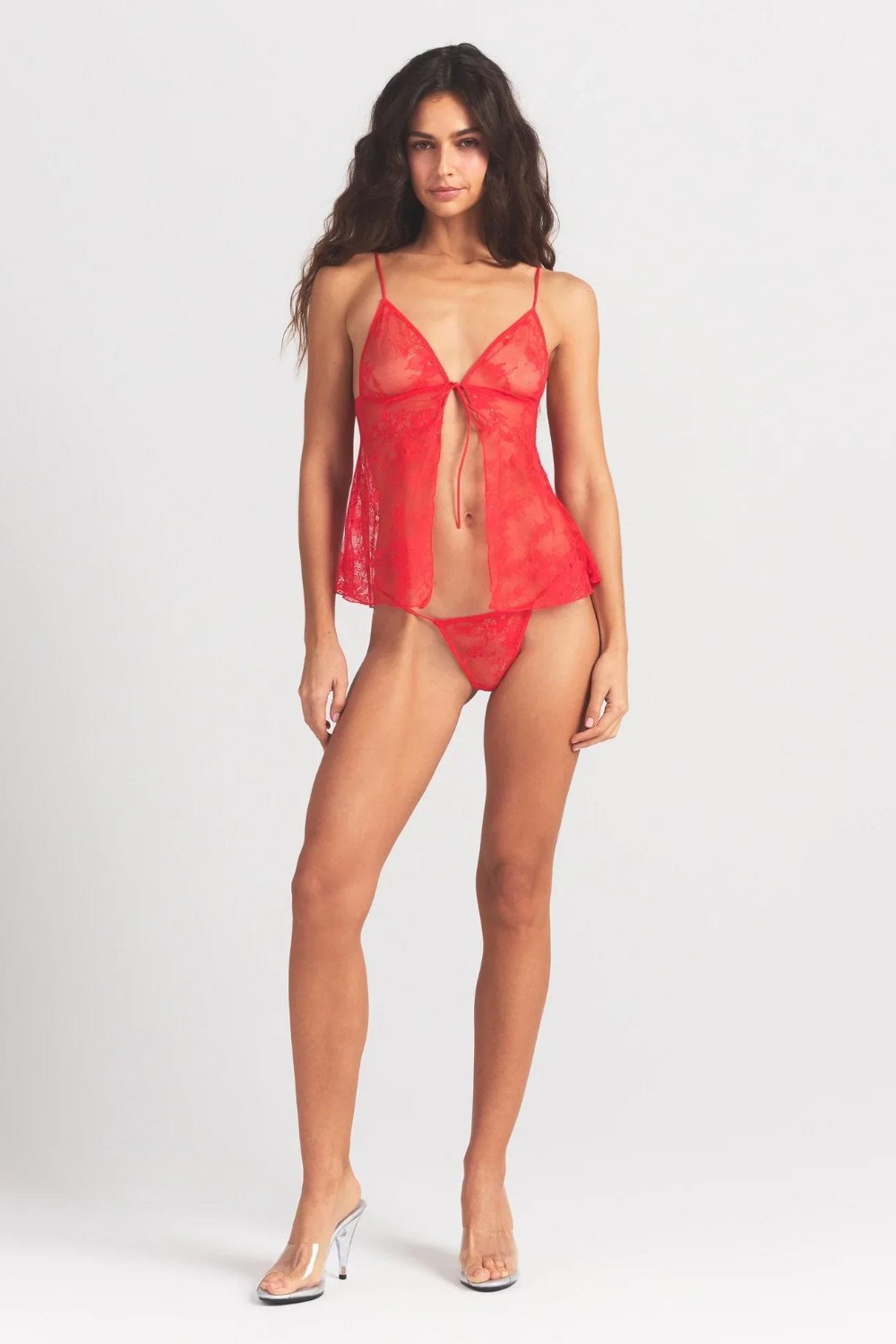 תמונת כל הלוק של OPEN FRONT CAMI